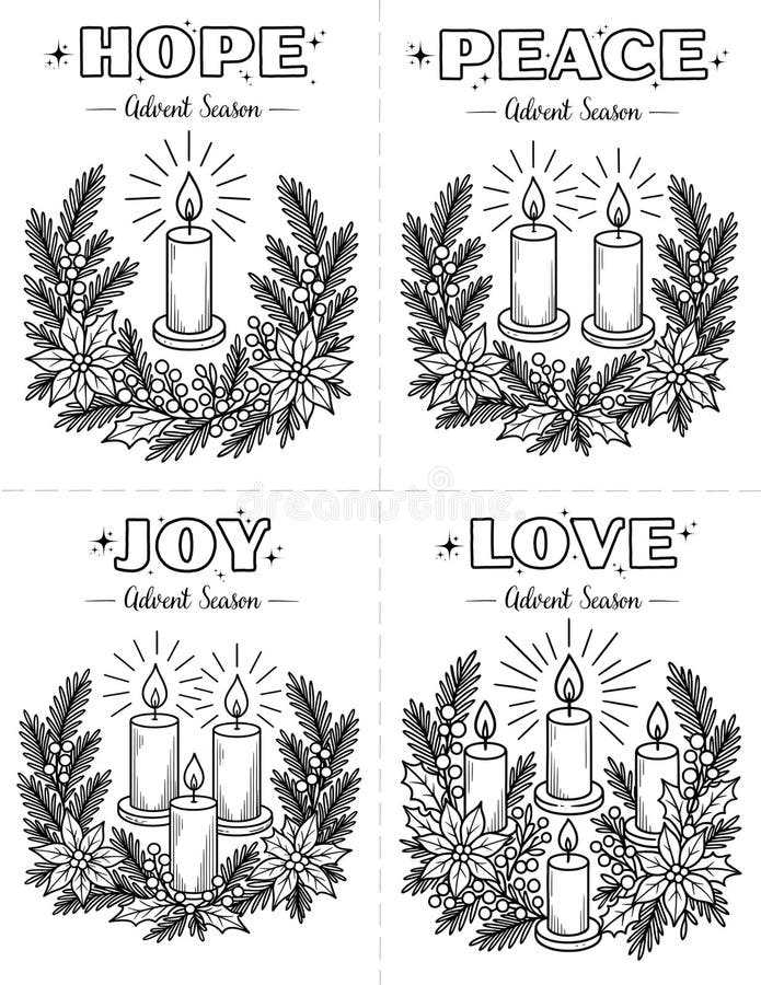 advent wreath printable