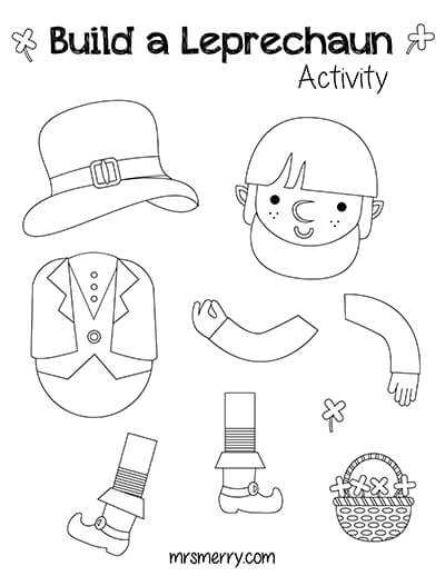 leprechaun craft printable