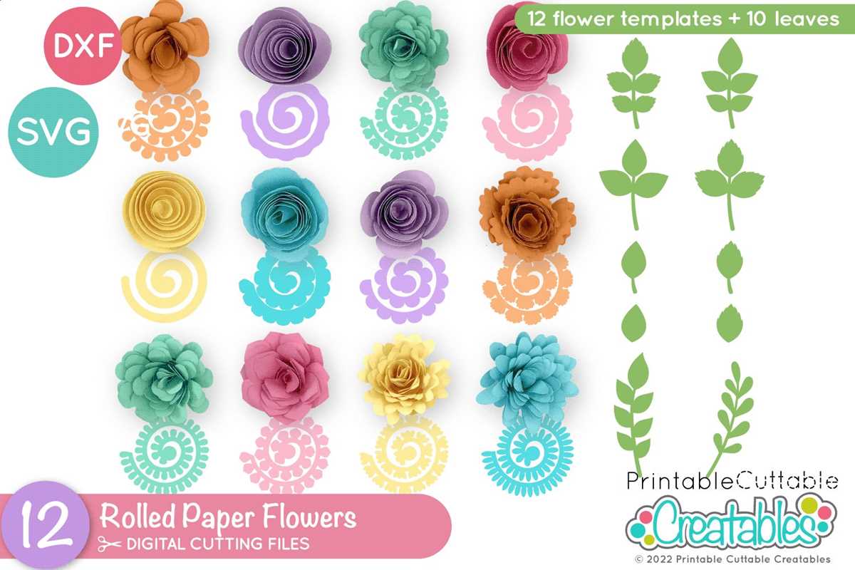 printable flower shapes