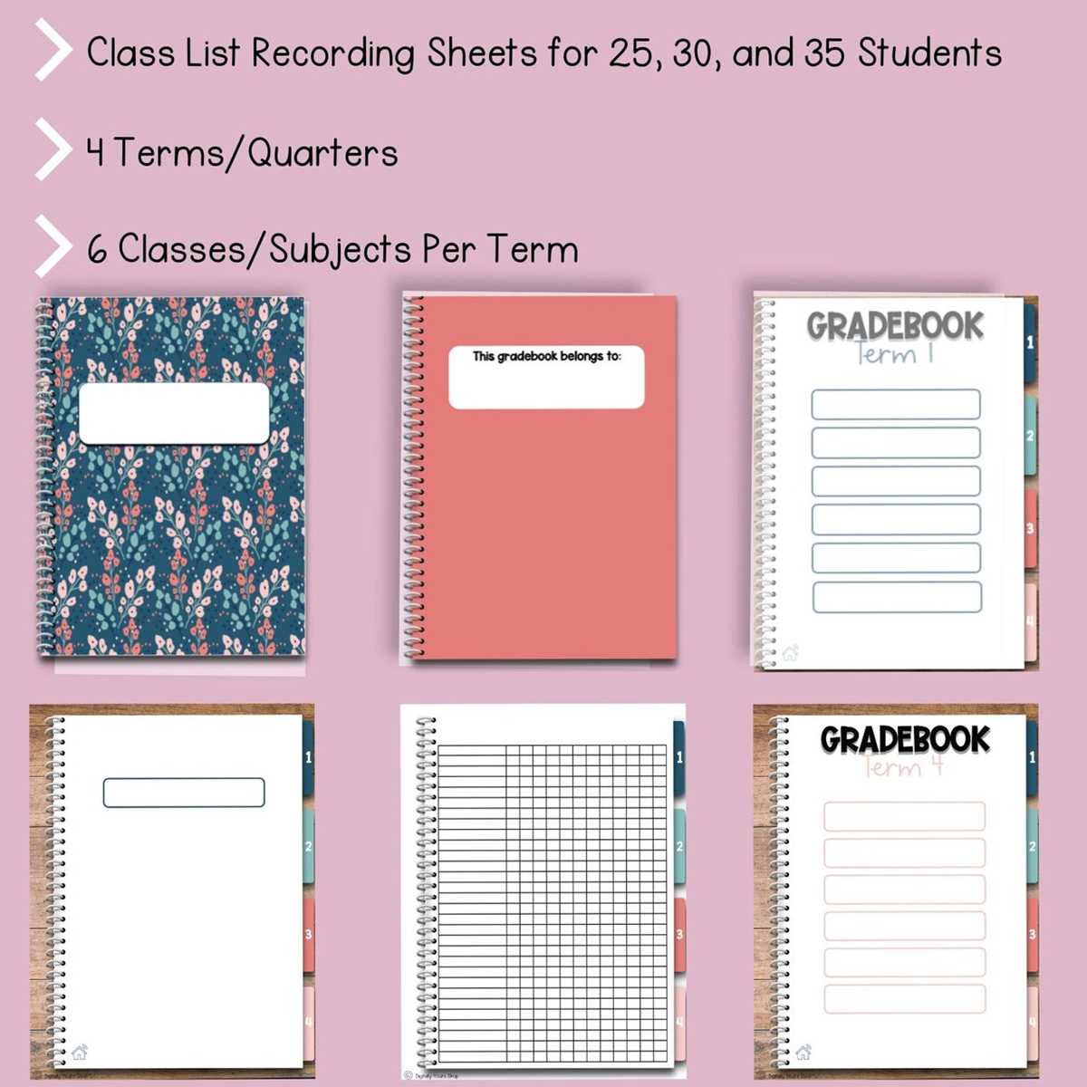 printable gradebook pages