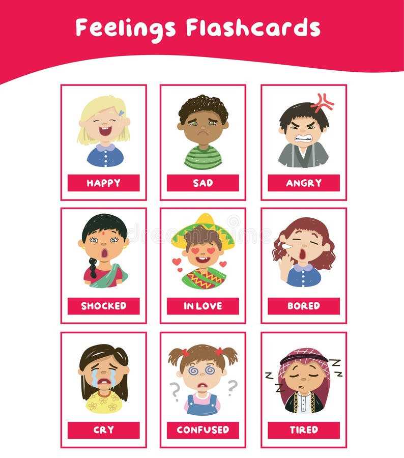 printable emotion flashcards