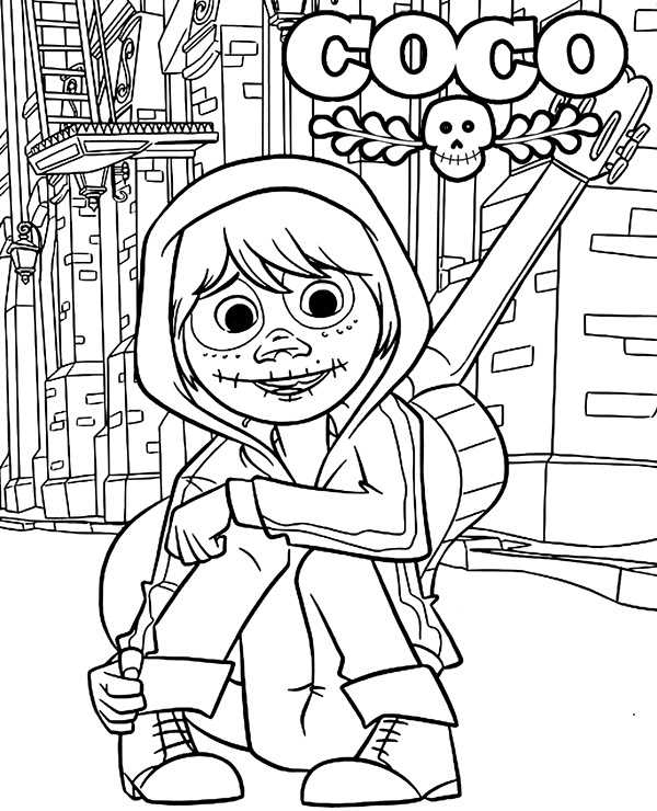 coco coloring pages printable
