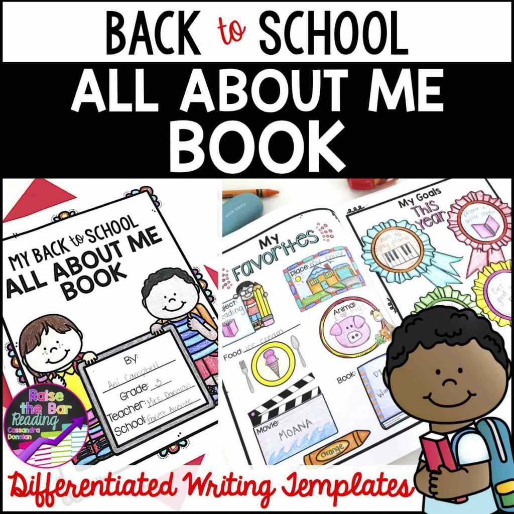 all about me mini book printable