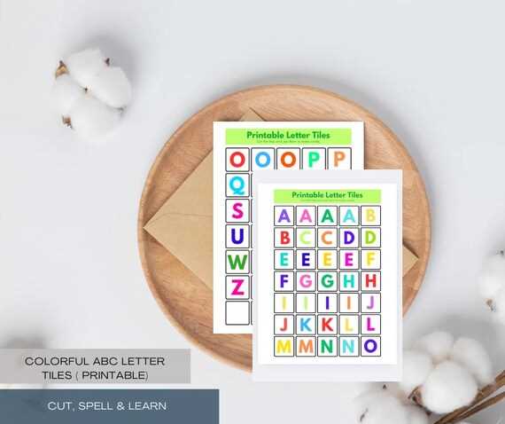 alphabet letter tiles printable