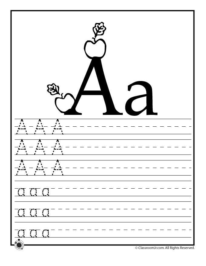 alphabet printable sheets