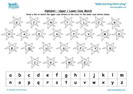 alphabet printables upper and lowercase