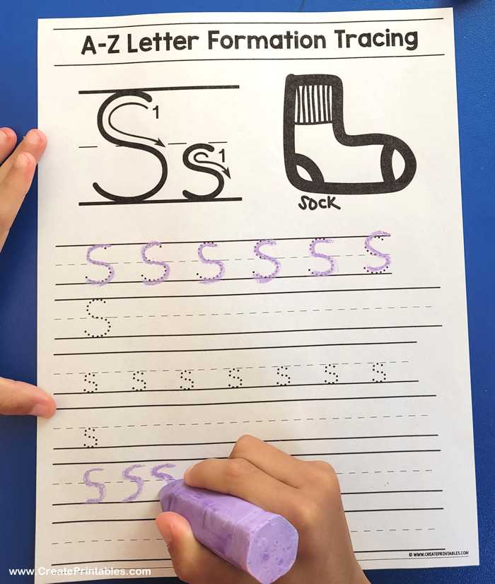 alphabet trace printable