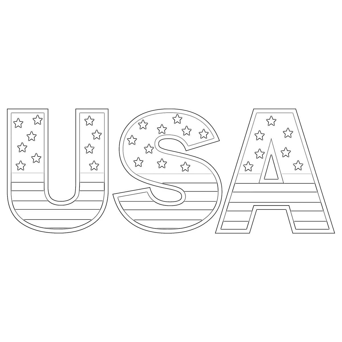 american flag coloring page printable