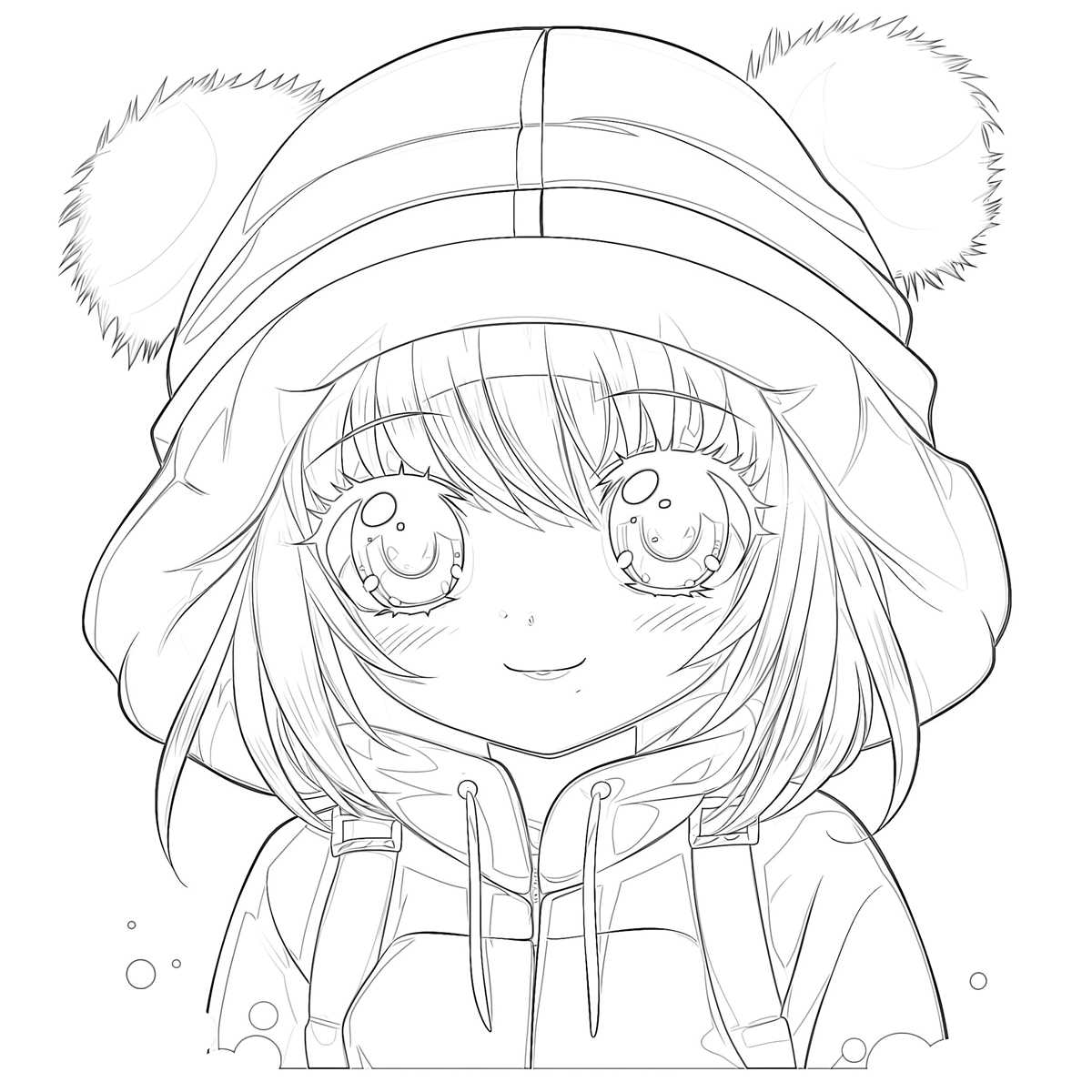 anime coloring pages free printable