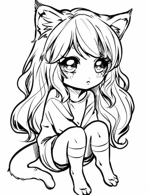 anime printable coloring pages