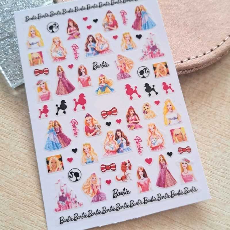 printable barbie stickers