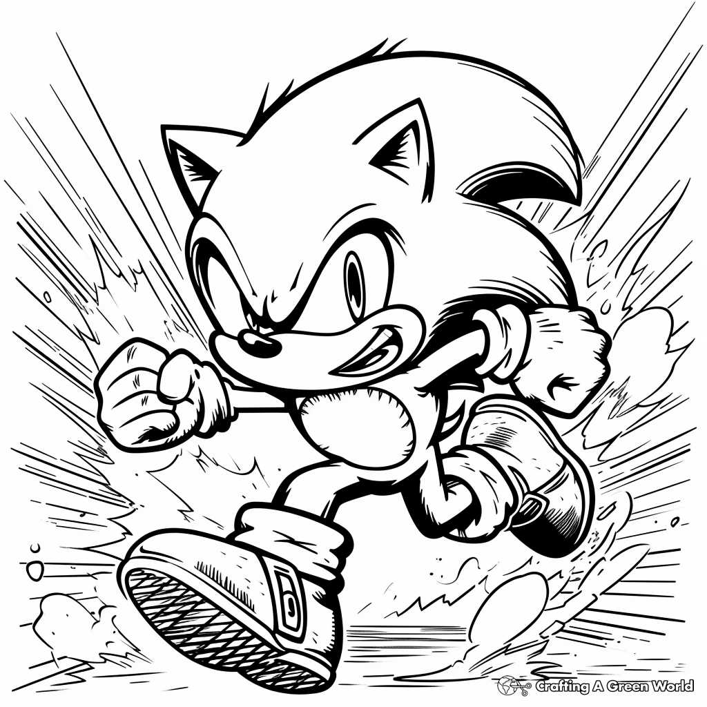 sonic 2 coloring pages printable