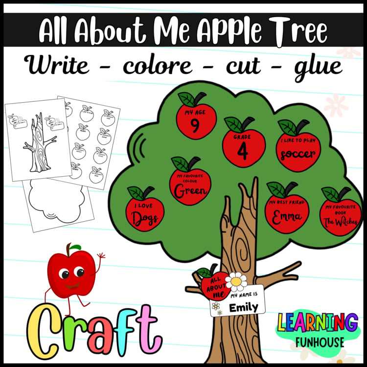 apple tree printable template