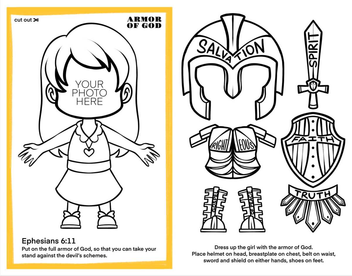 armor of god printables free