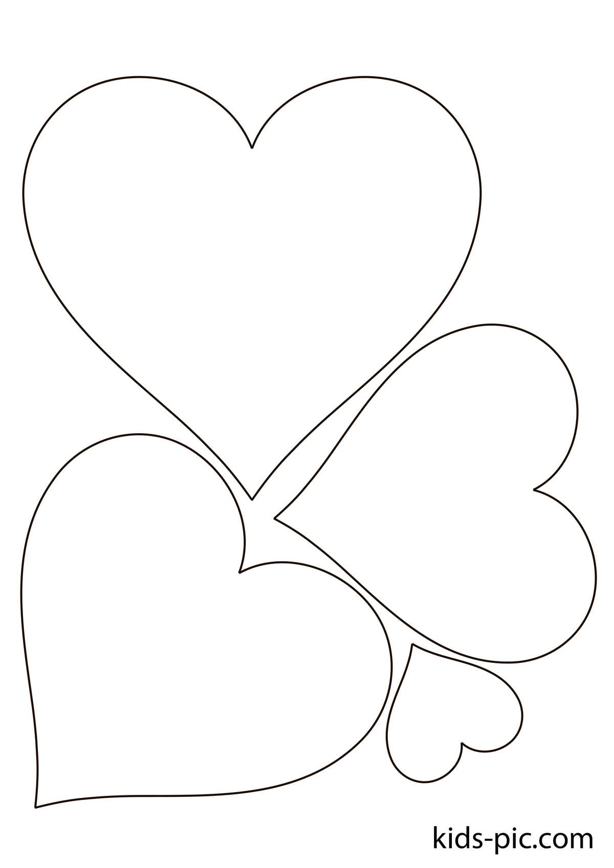 printable heart templates different sizes