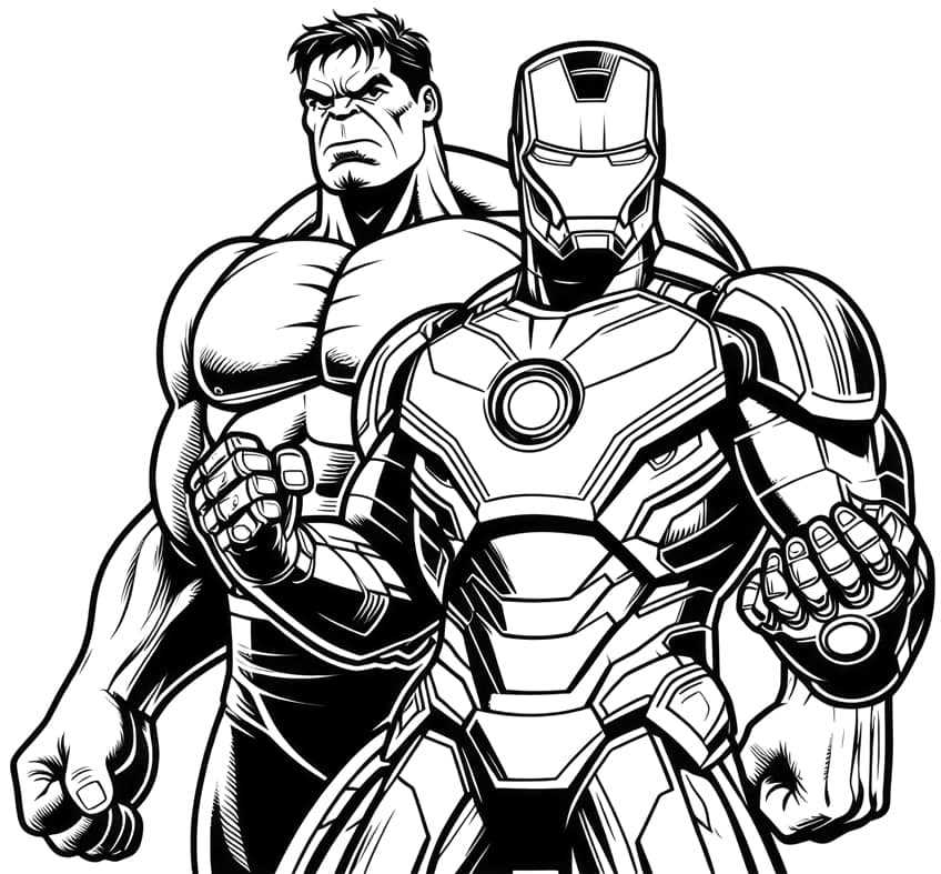 avengers coloring page printable