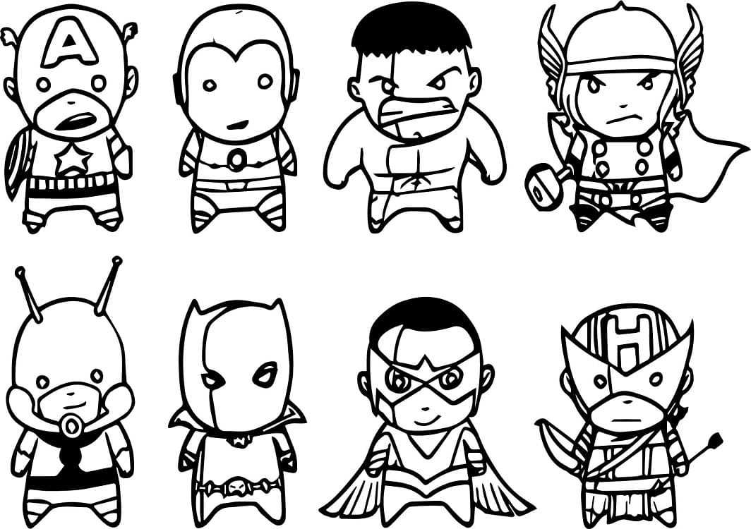 avengers coloring pages printable