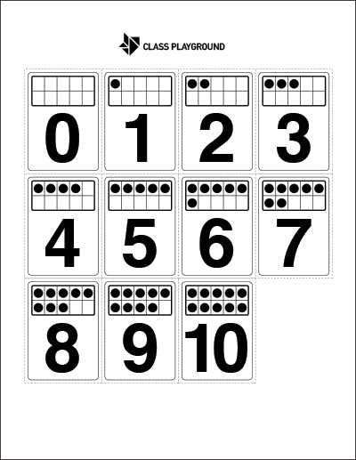free 10 frame printables