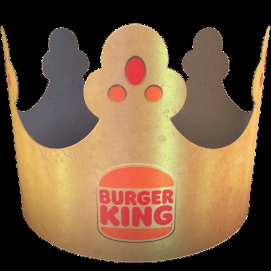 printable burger king crown