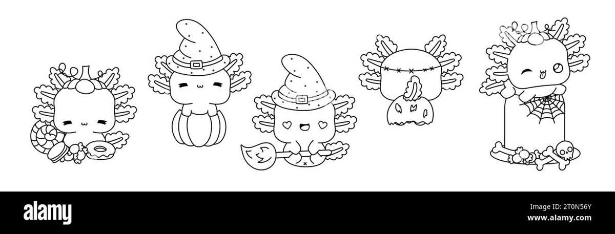 axolotl coloring pages printable