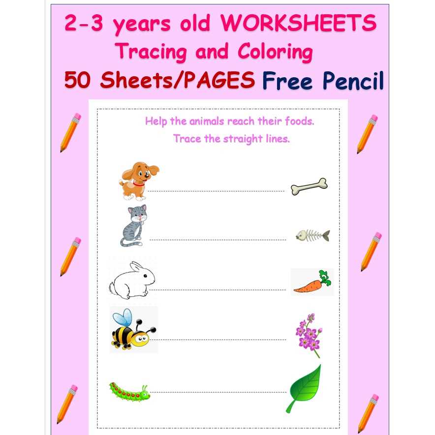 printable worksheets for 2 year olds
