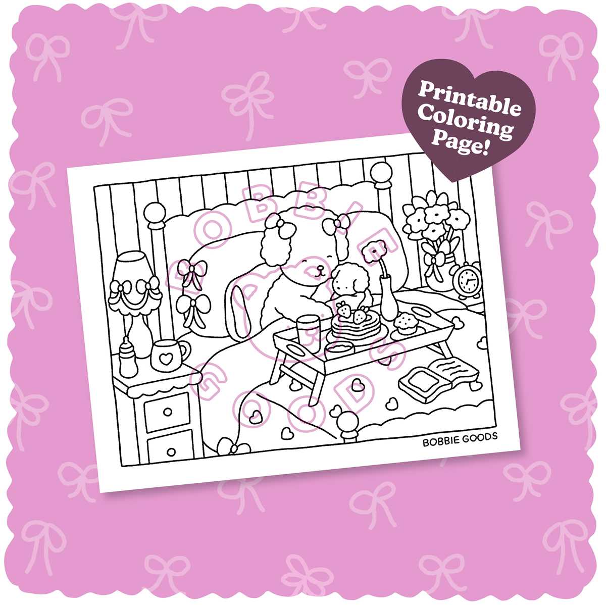 printable bobbie goods coloring pages