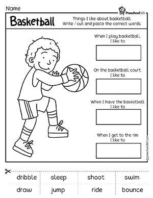 printable basketball play sheets