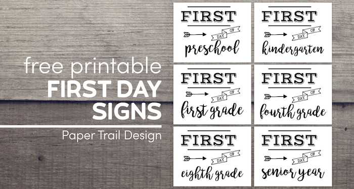 back to school sign printable
