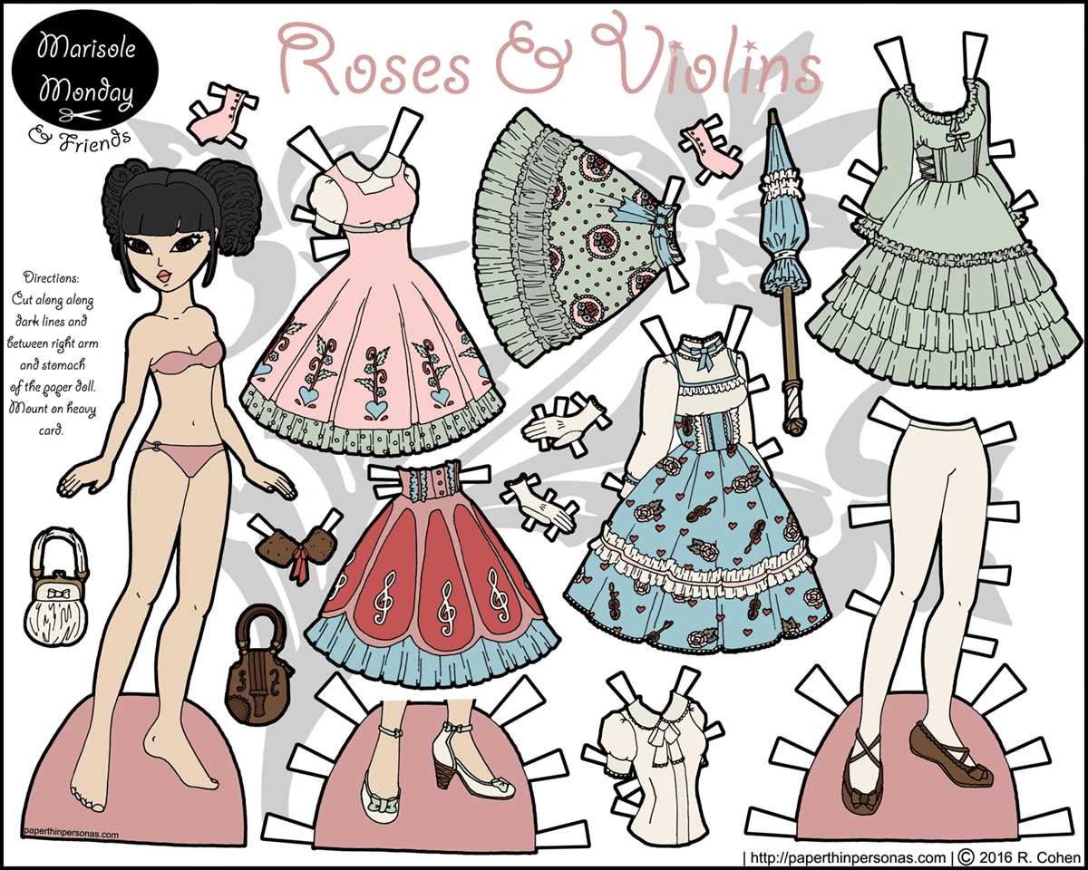 barbie paper dolls printable