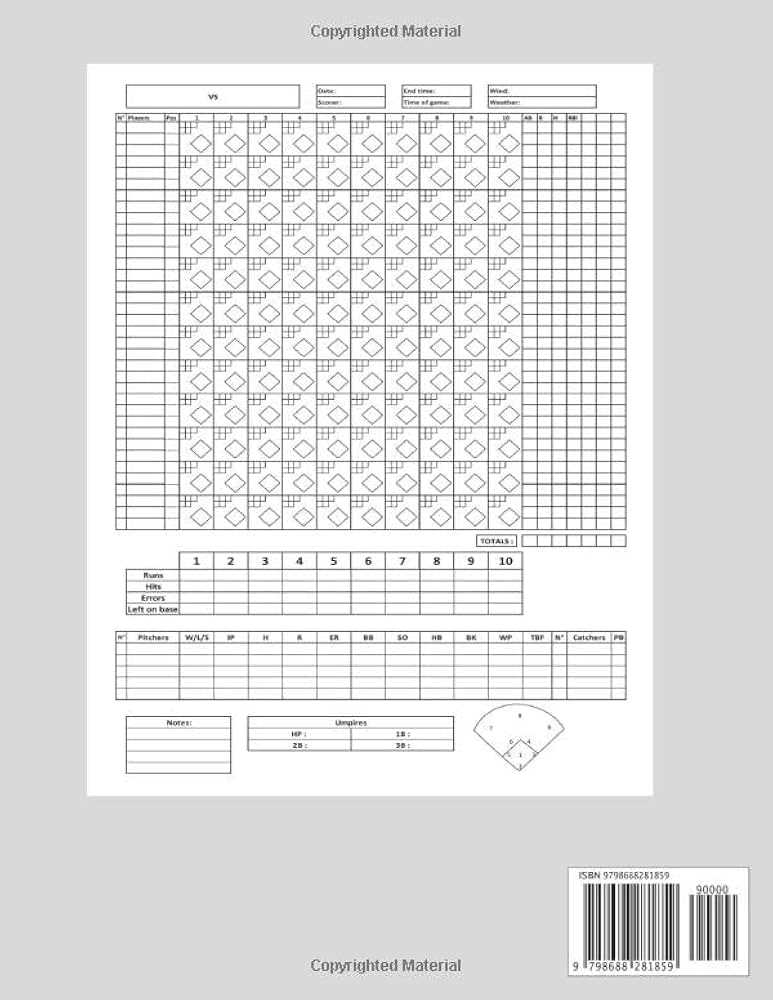 baseball scorecard printable