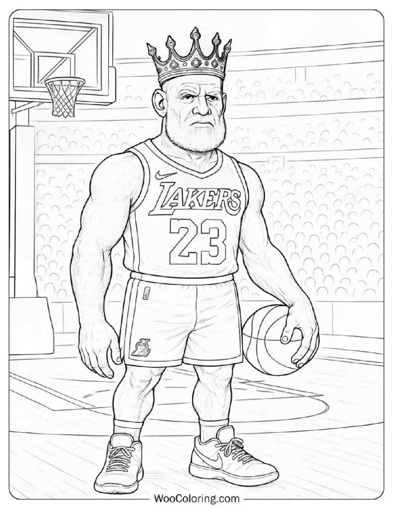 basketball printable coloring pages