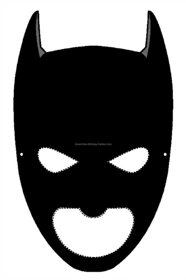 batman mask printable