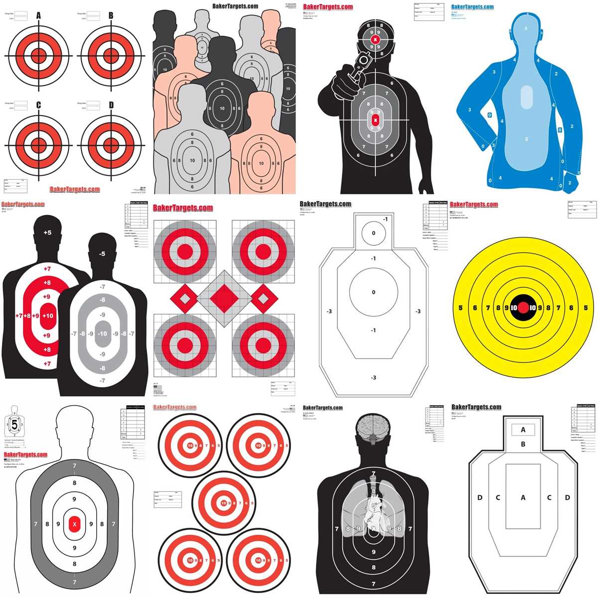bb gun printable targets