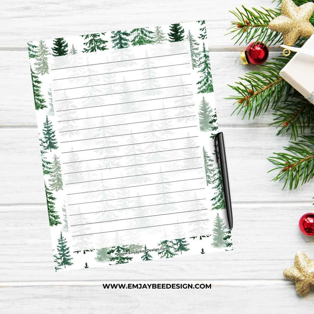 pine tree printable