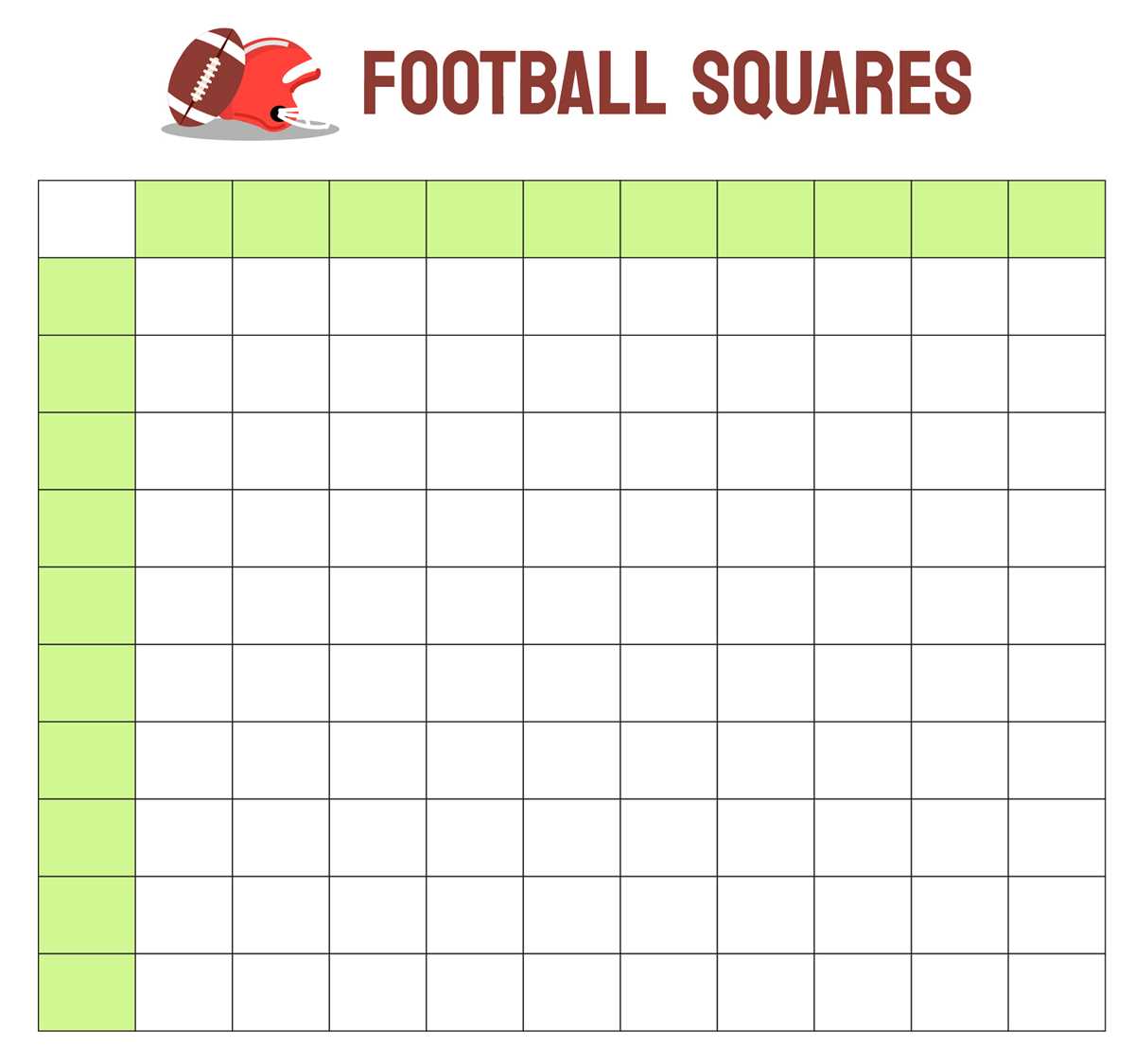 100 square printable football pool