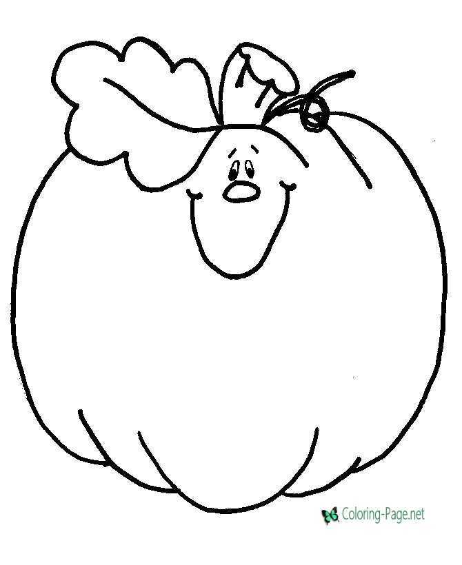 printable pumpkin coloring sheet