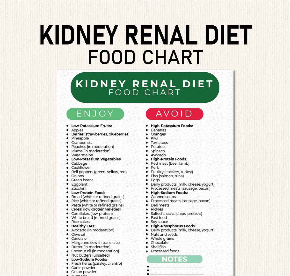 high potassium food list printable