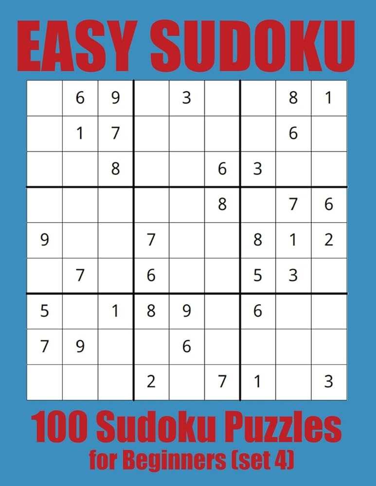 beginner easy sudoku printable