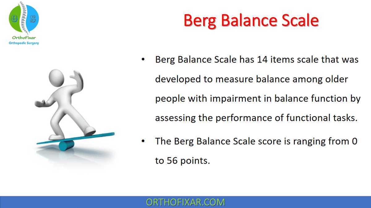 berg balance test printable