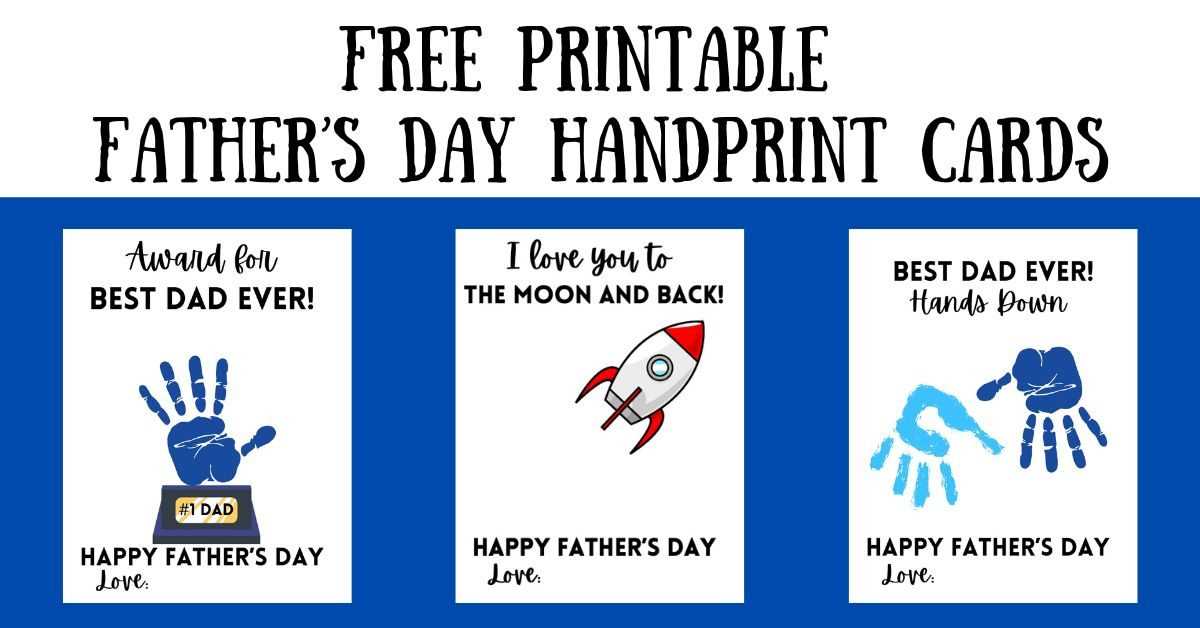 best dad hands down printable