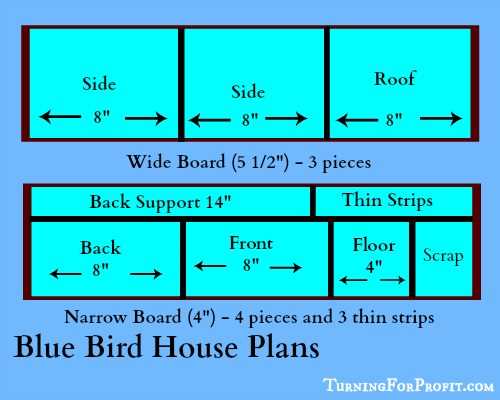 printable eastern bluebird house plans