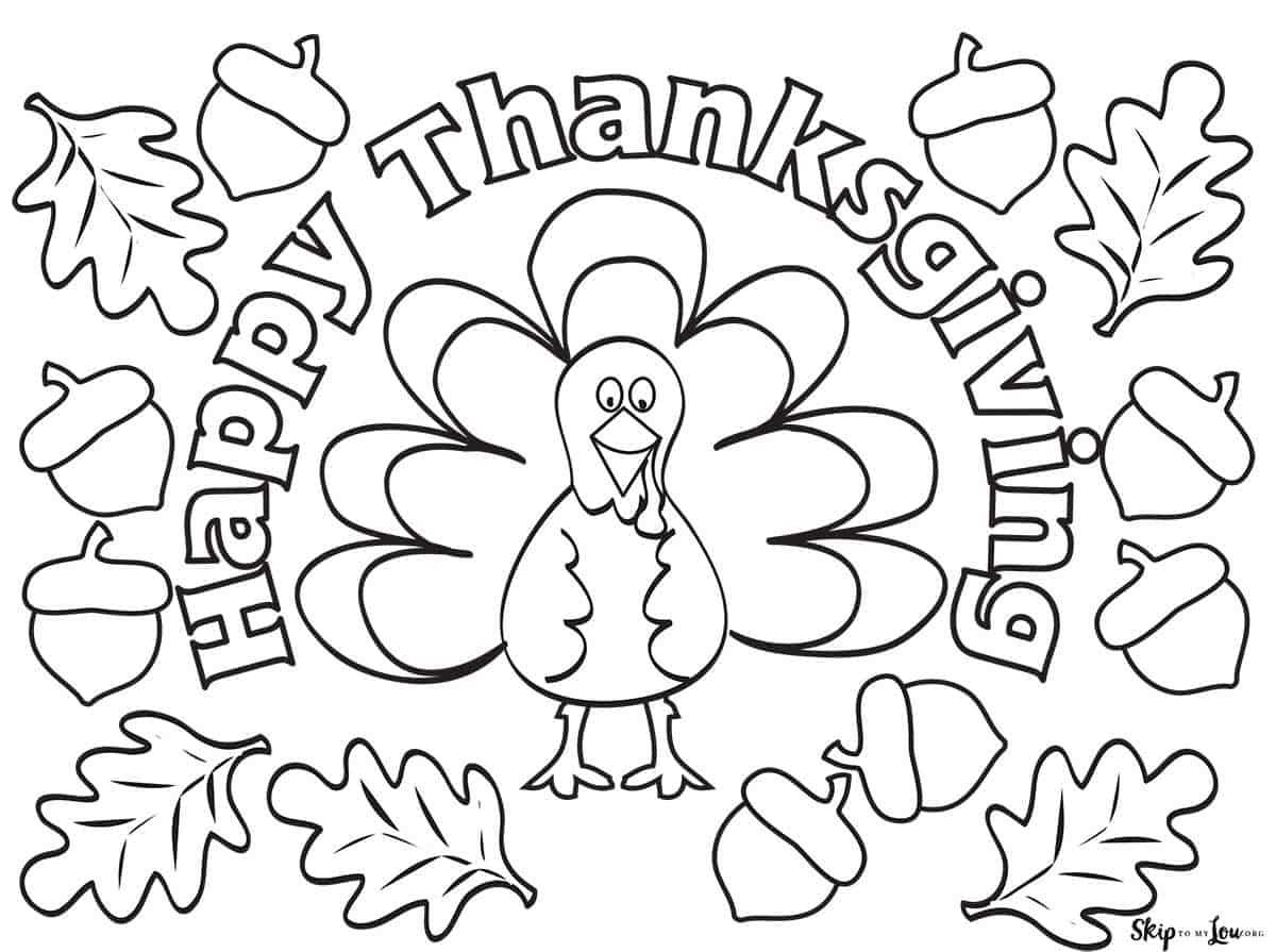 printable turkey pictures to color