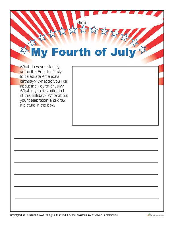 free printable fourth of july