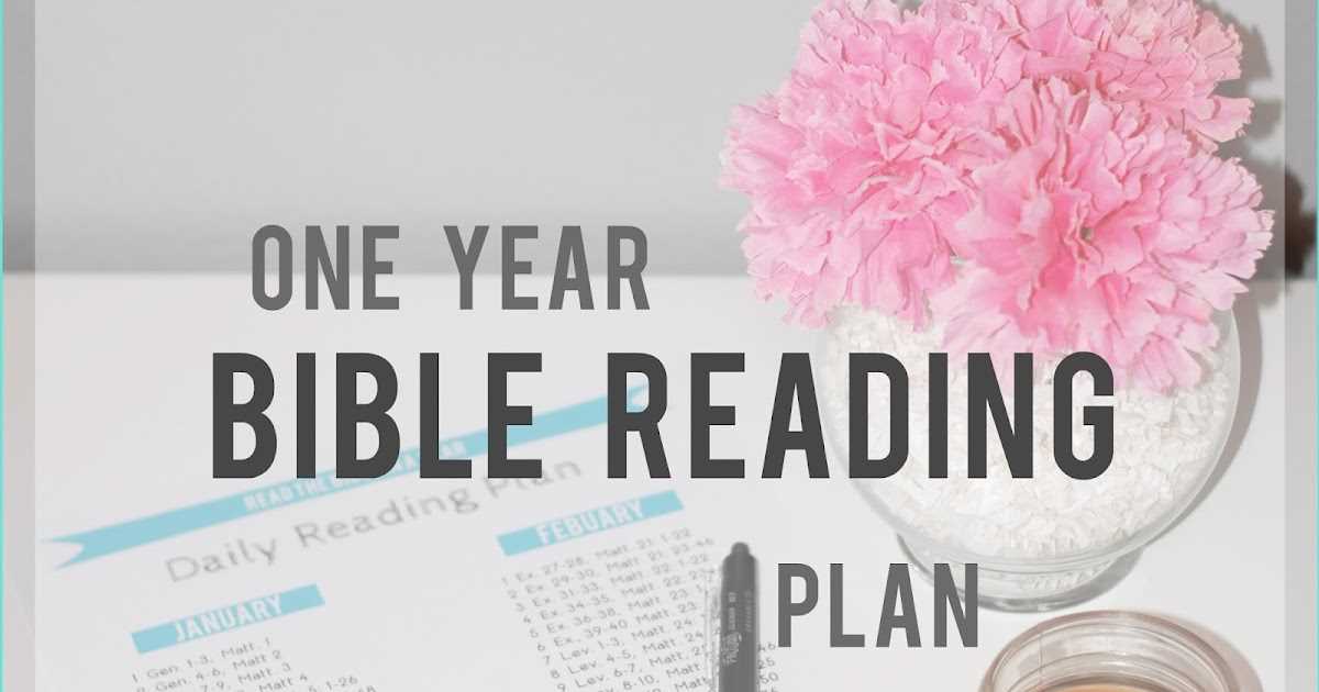 bible reading plans printable one year
