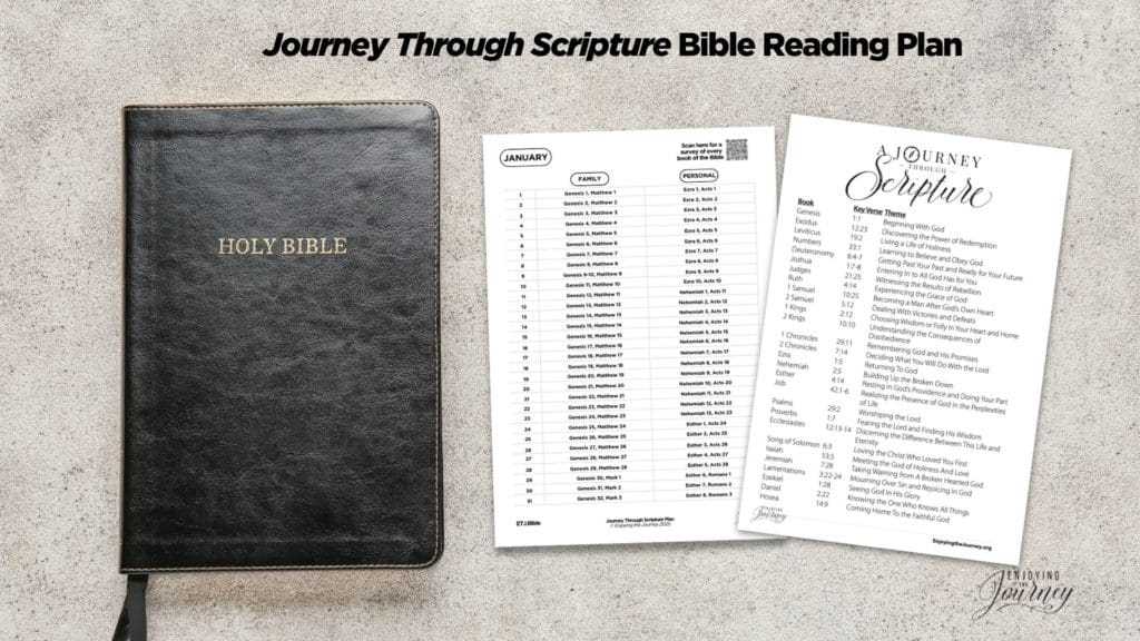 bible reading plans printable one year