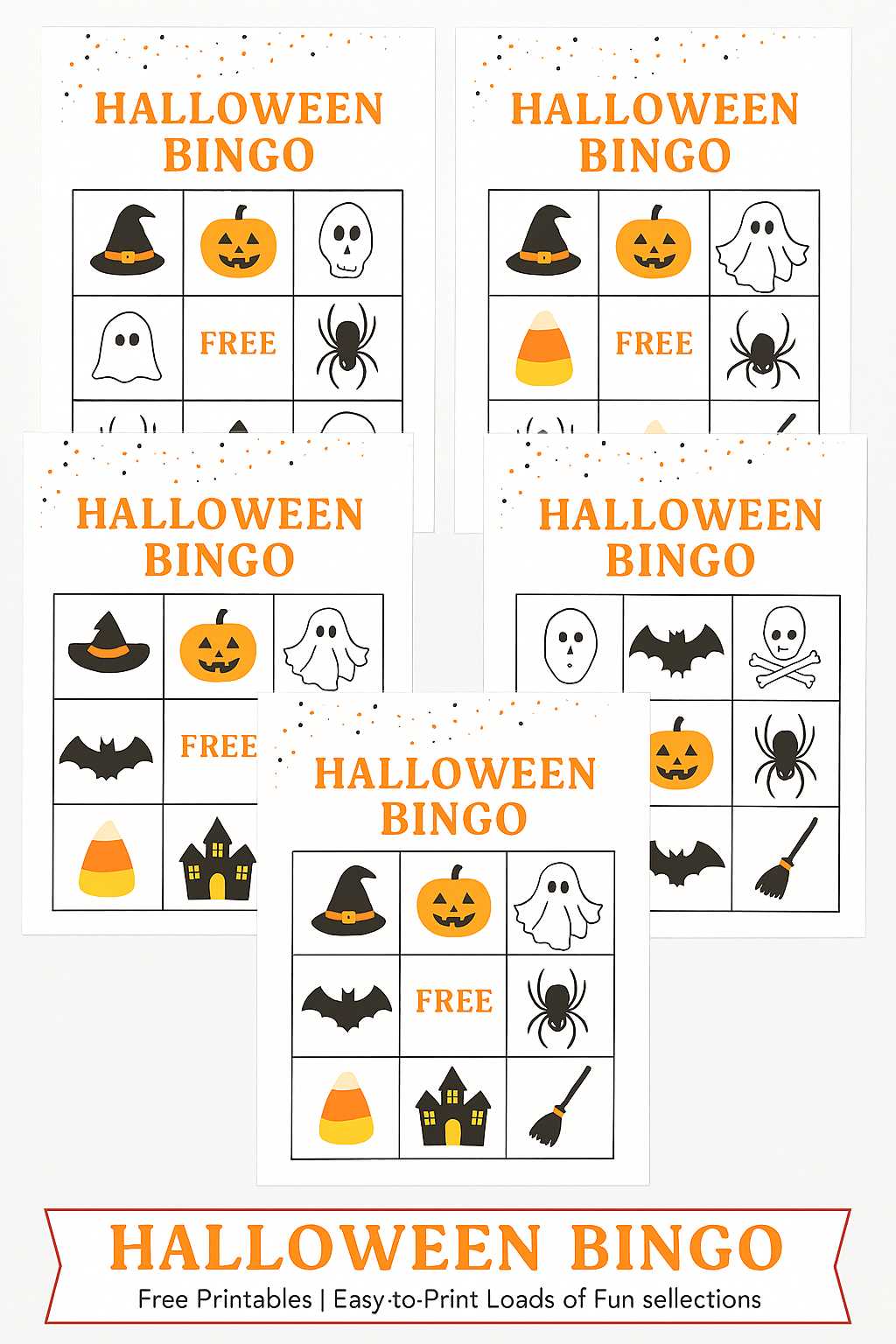 bingo halloween printable