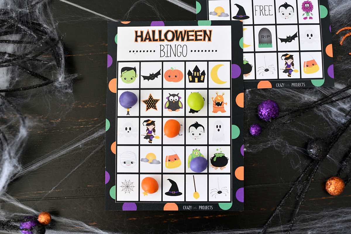 bingo halloween printable