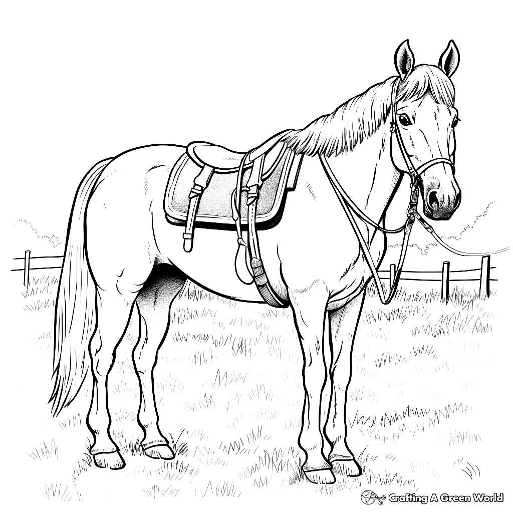 horses coloring pages printable