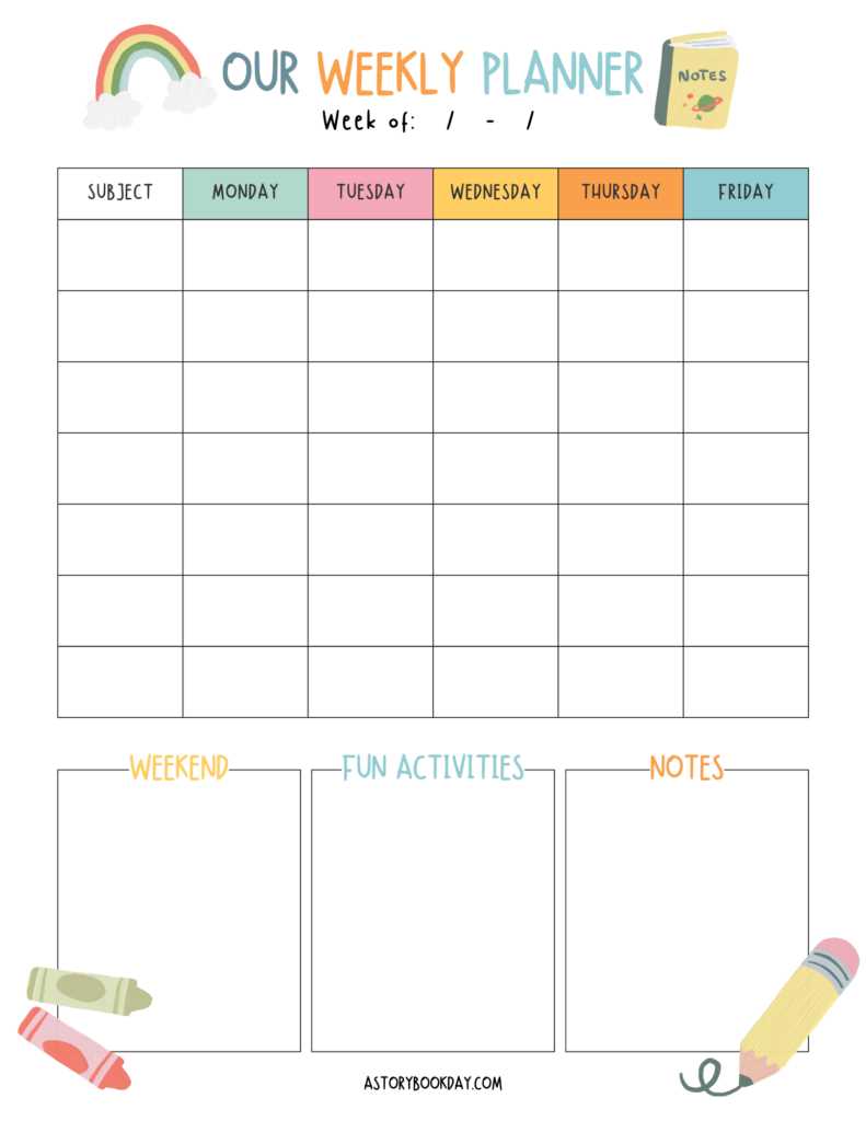 free homeschool planner printable
