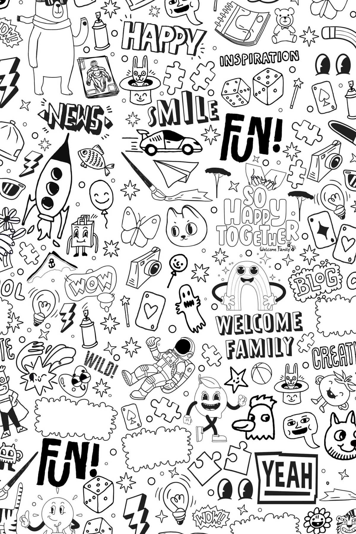 black and white wallpaper printable